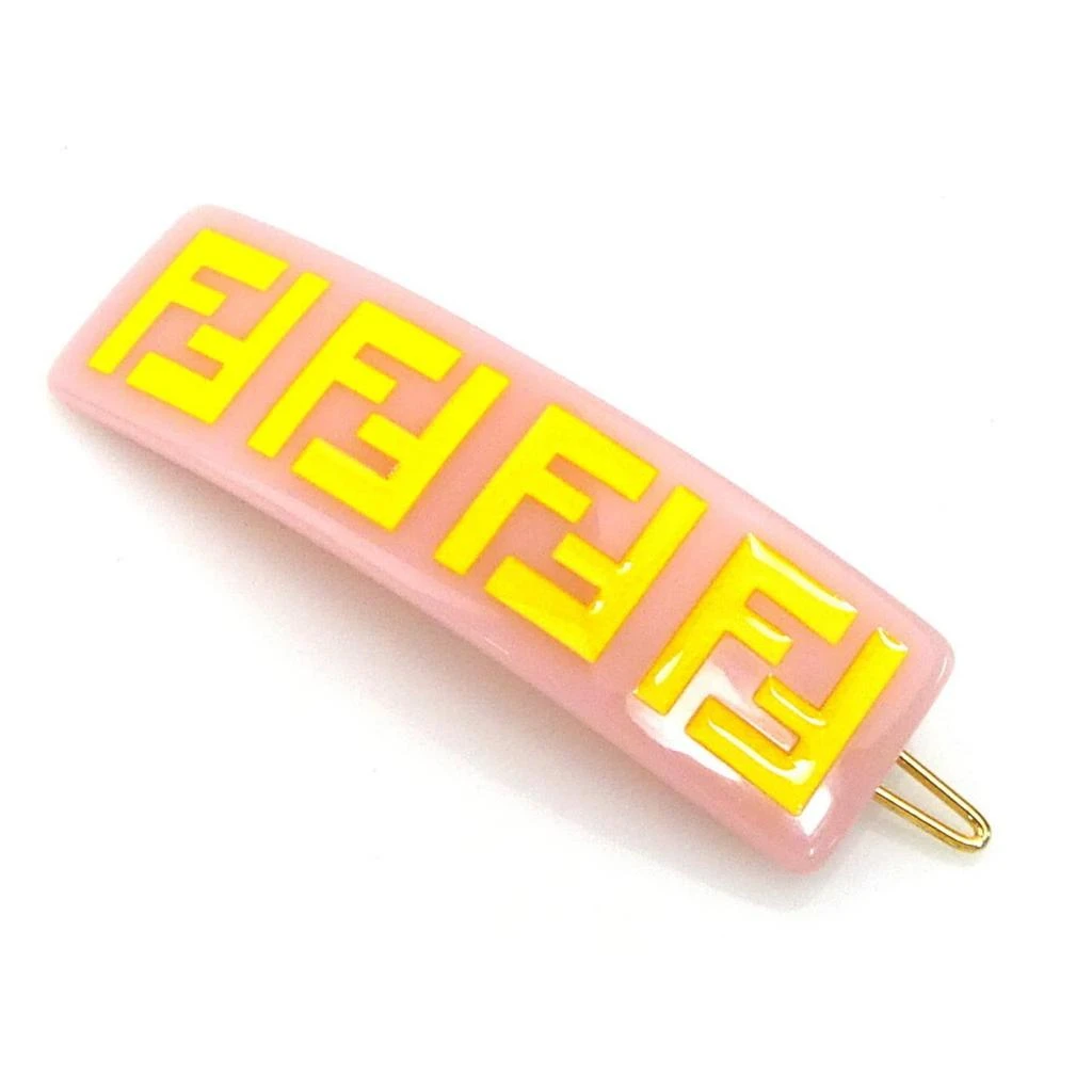 Fendi pink yellow Barrette (Pre-Owned)