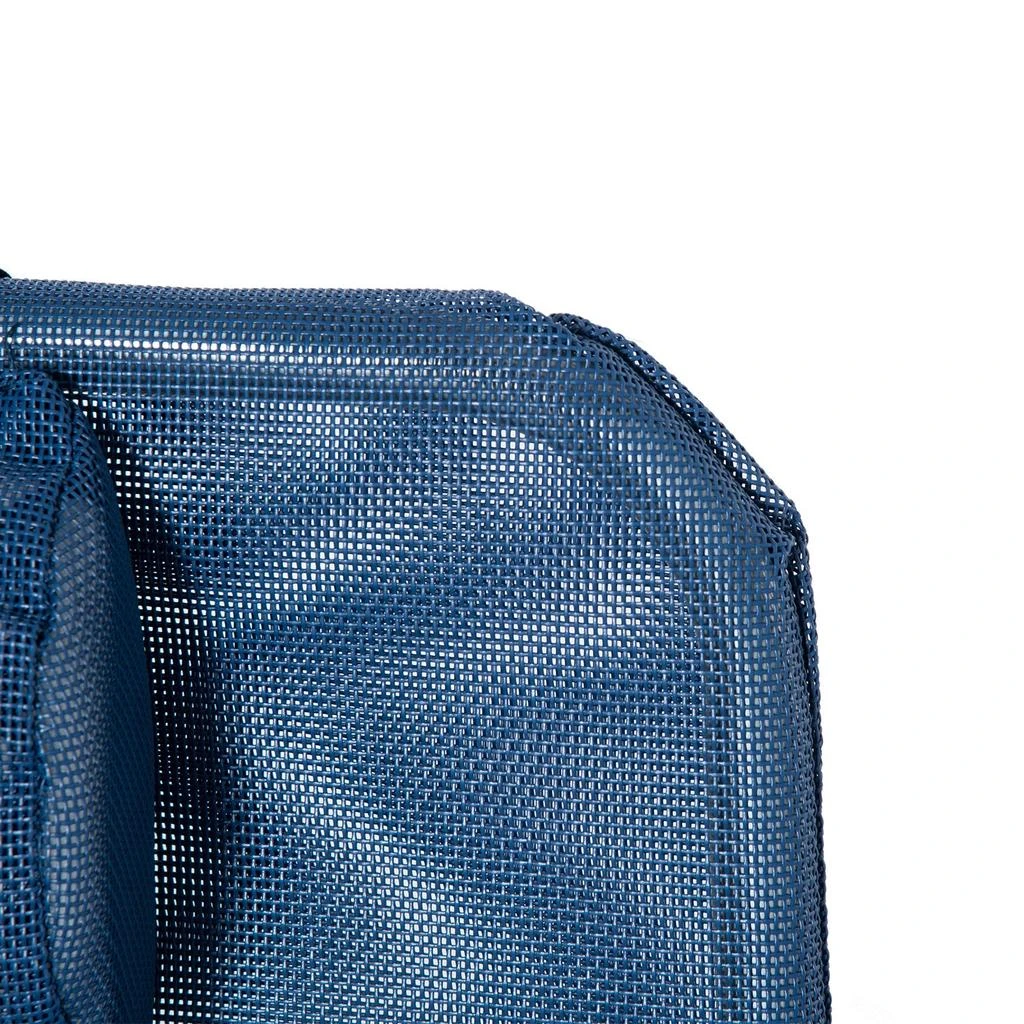 Streamdale Furniture Streamdale Blue Folding Chaise Lounge Chair with 6 Reclining Positions 5