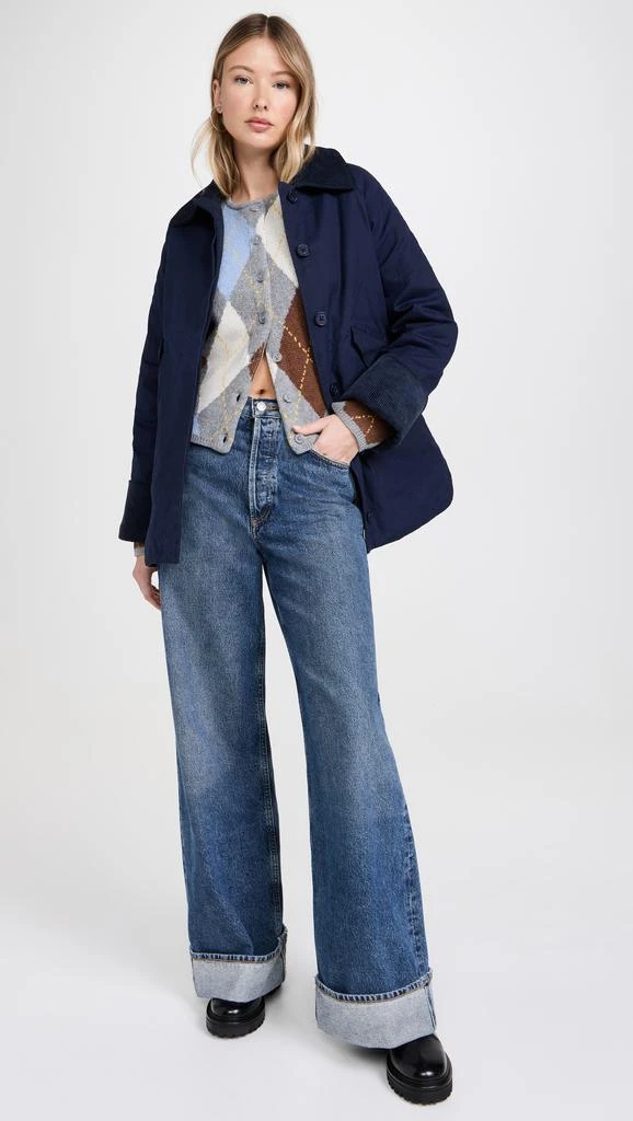 ALIGNE Betty Reversible Wax Coat 4