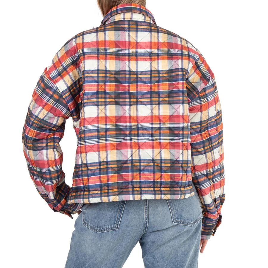 Ralph Lauren Quilted Check Cropped Shell Jacket 3