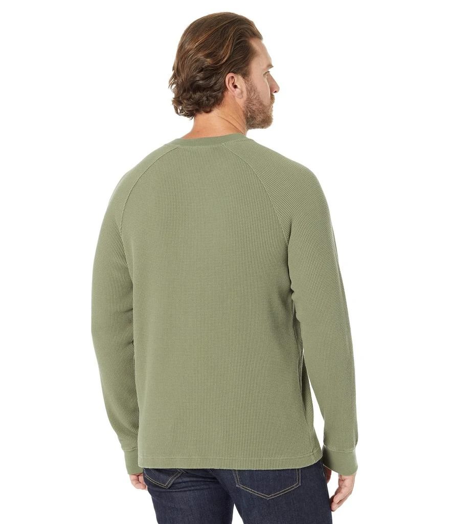 L.L.BEAN BeanBuilt Waffle Henley 2