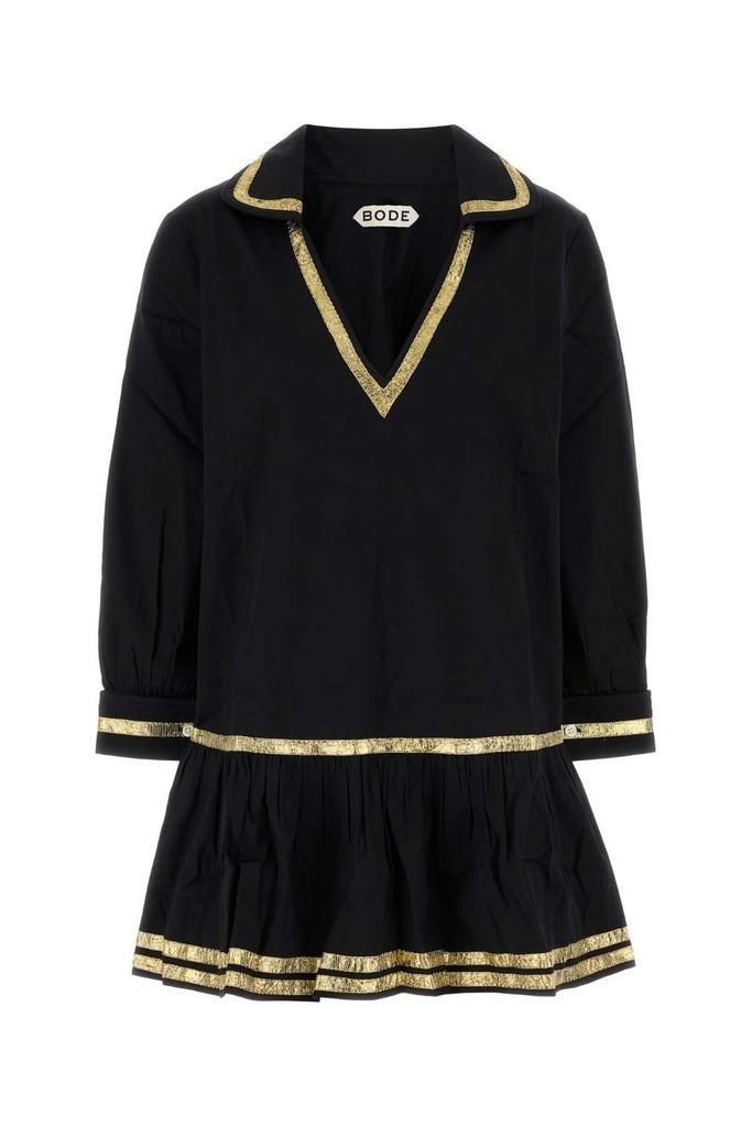 ワンピース BODE White Linen Blevoir Dress BODE WHITE LINEN BLEVOIR DRESS - Dresses & Skirts - BeyondStyle