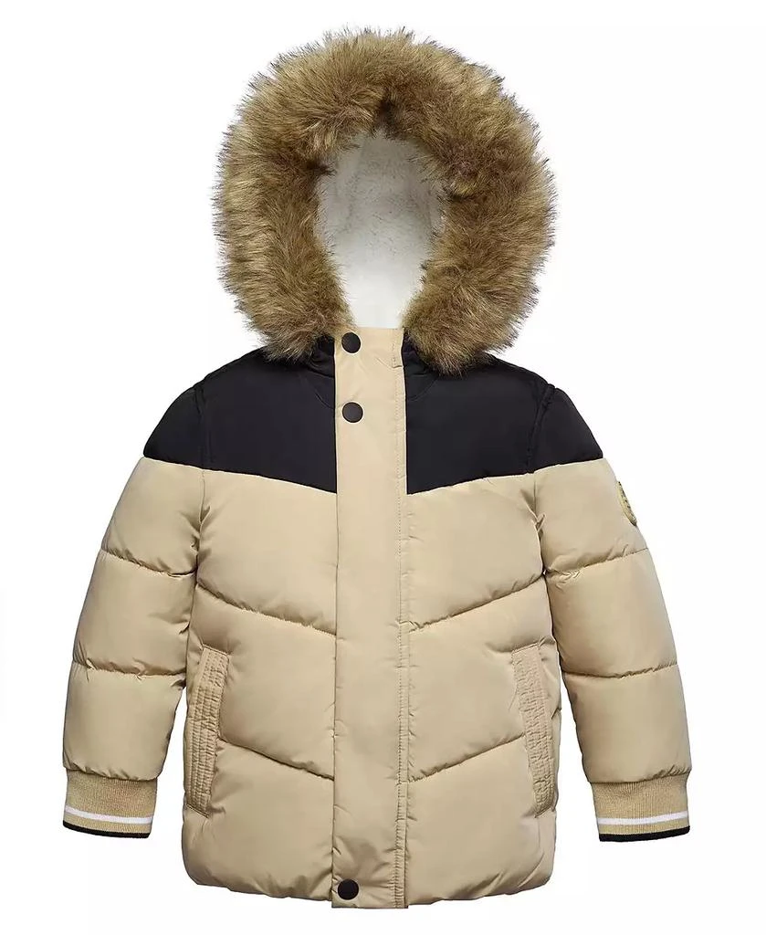 Rokka&Rolla Toddler Boys Fleece Lined Puffer Jacket Coat 2T-