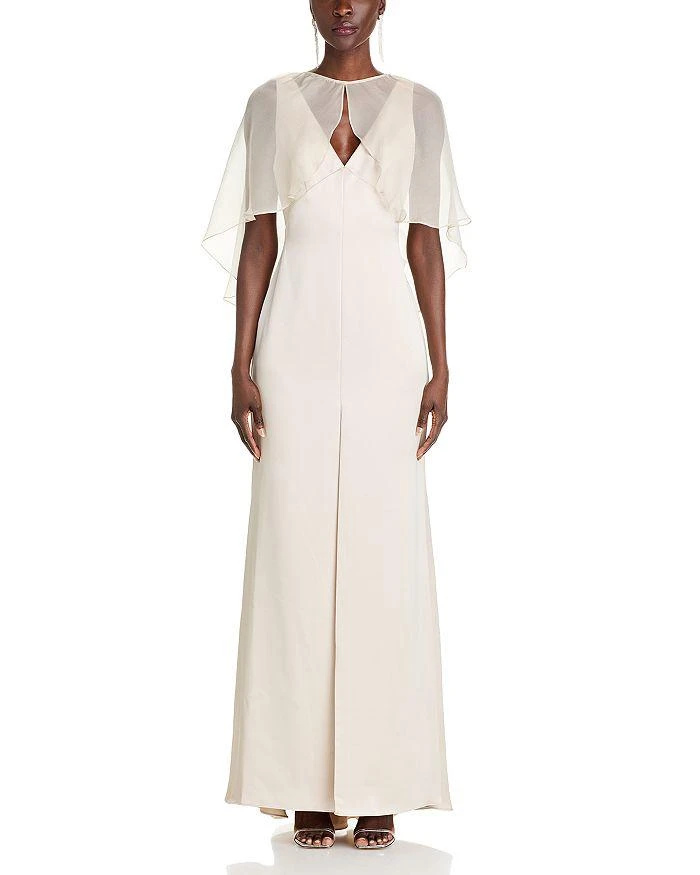 Amsale Cape Dress 7