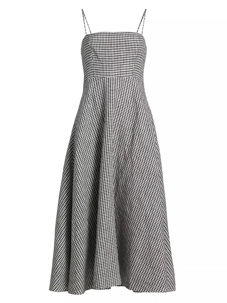 Reformation Monette Linen Midi-Dress 1