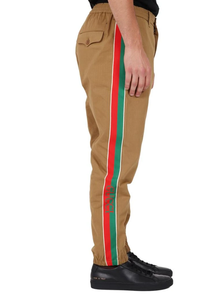Gucci Gucci Web Straight-Leg Trousers 5