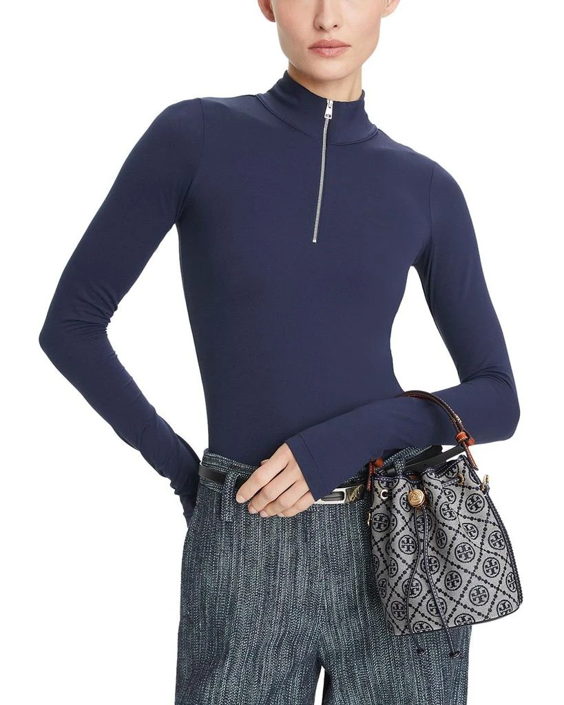 Tory Burch T Monogram Mini Bucket Bag 3