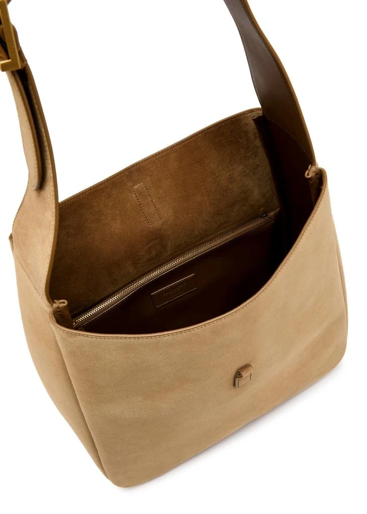Yves Saint Laurent Le 5 à 7 large suede hobo bag 4