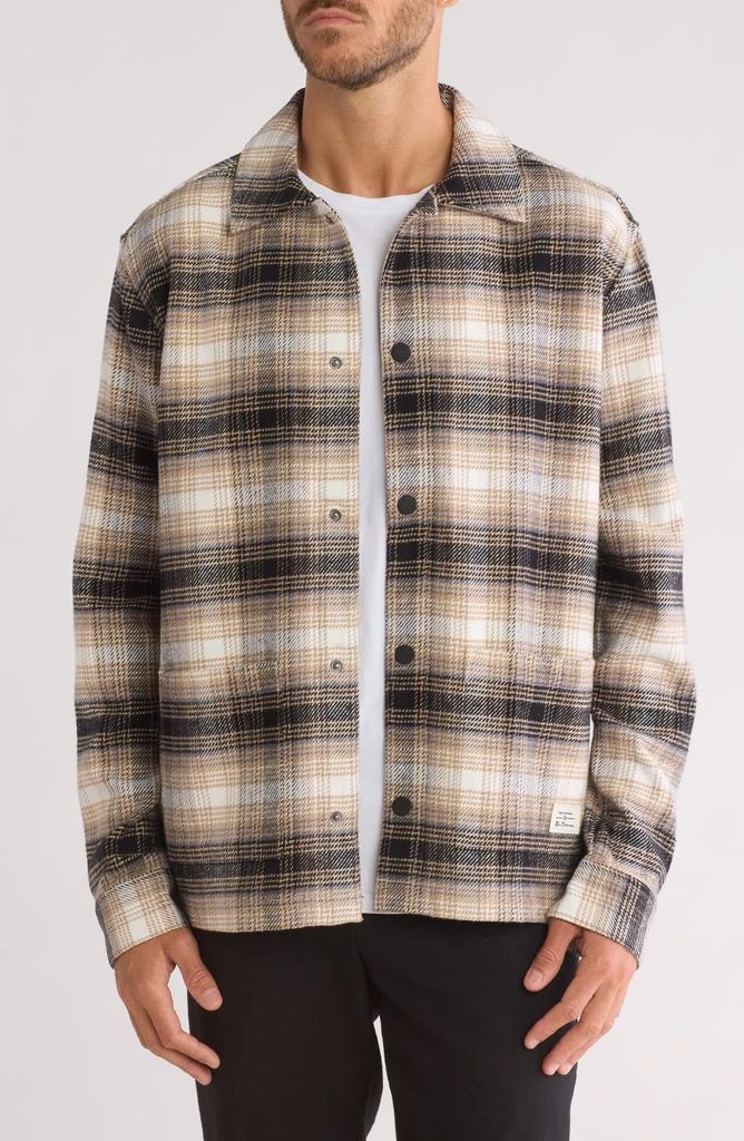 Ben Sherman Check Print Shirt Jacket 1