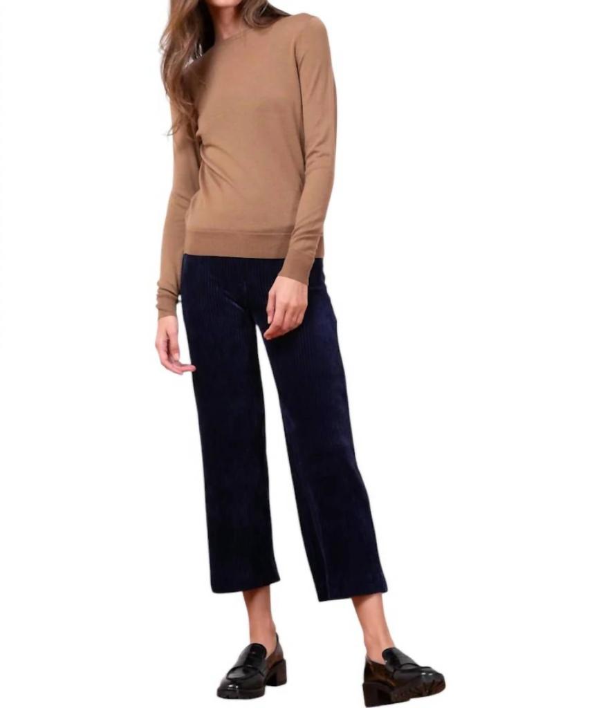 Avenue Montaigne Alex Corduroy Pants In Navy