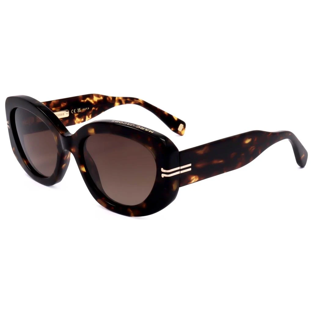 Marc Jacobs Brown Cat-Eye Sunglasses MJ1095S-0086-GB Marc Jacobs Mj 1095/s Women Havana Squared Sunglasses  main image 4