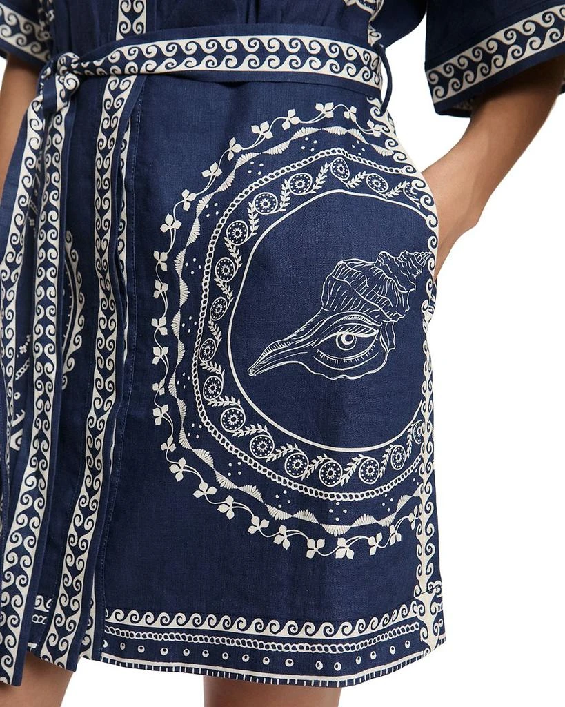 ALÉMAIS Oceane Linen Mini Dress 4