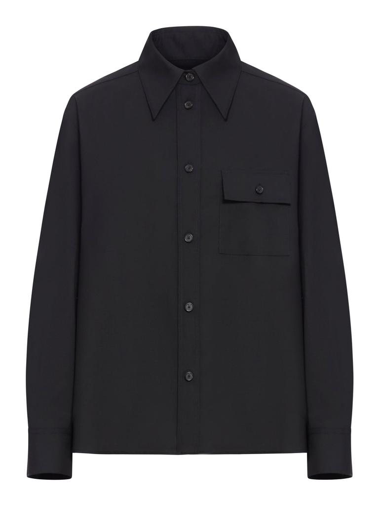 Khaite YATTY SHIRT IN TROPICAL WOOL