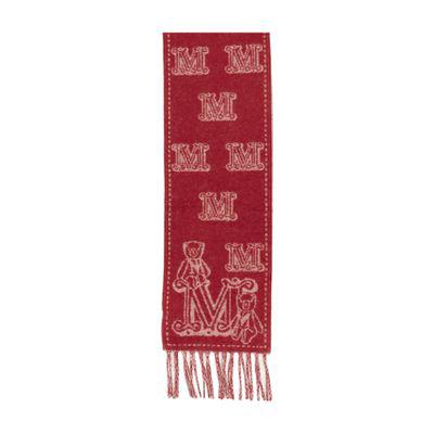 Max Mara Wsanima logo scarf