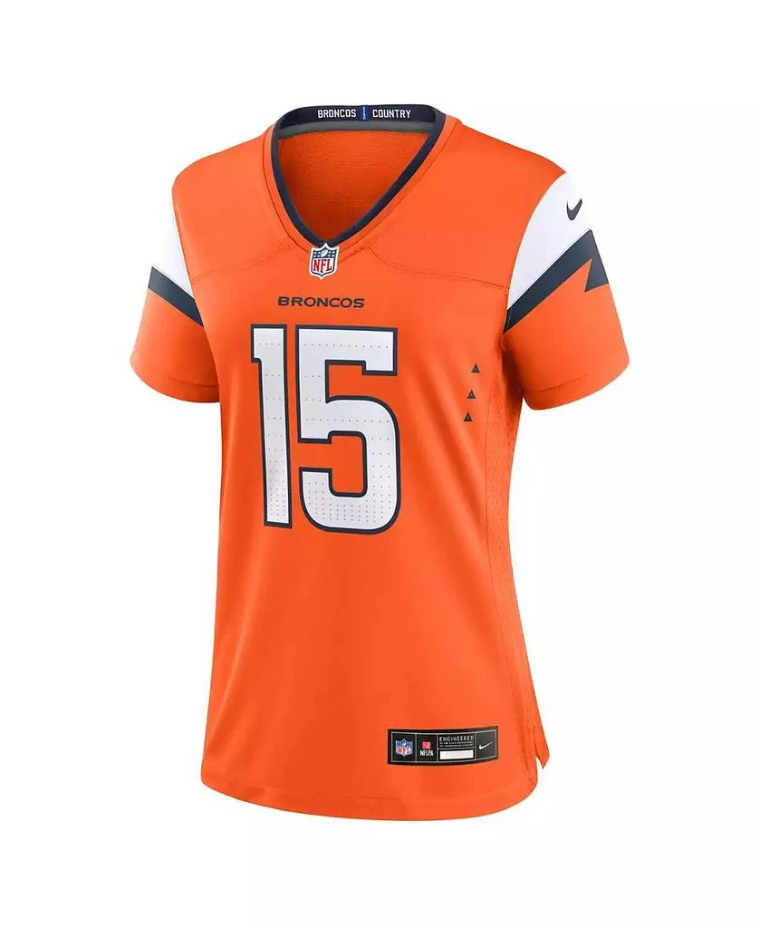 NIKE Women's Nik Bonitto Orange Denver Broncos Team Game Jersey 2