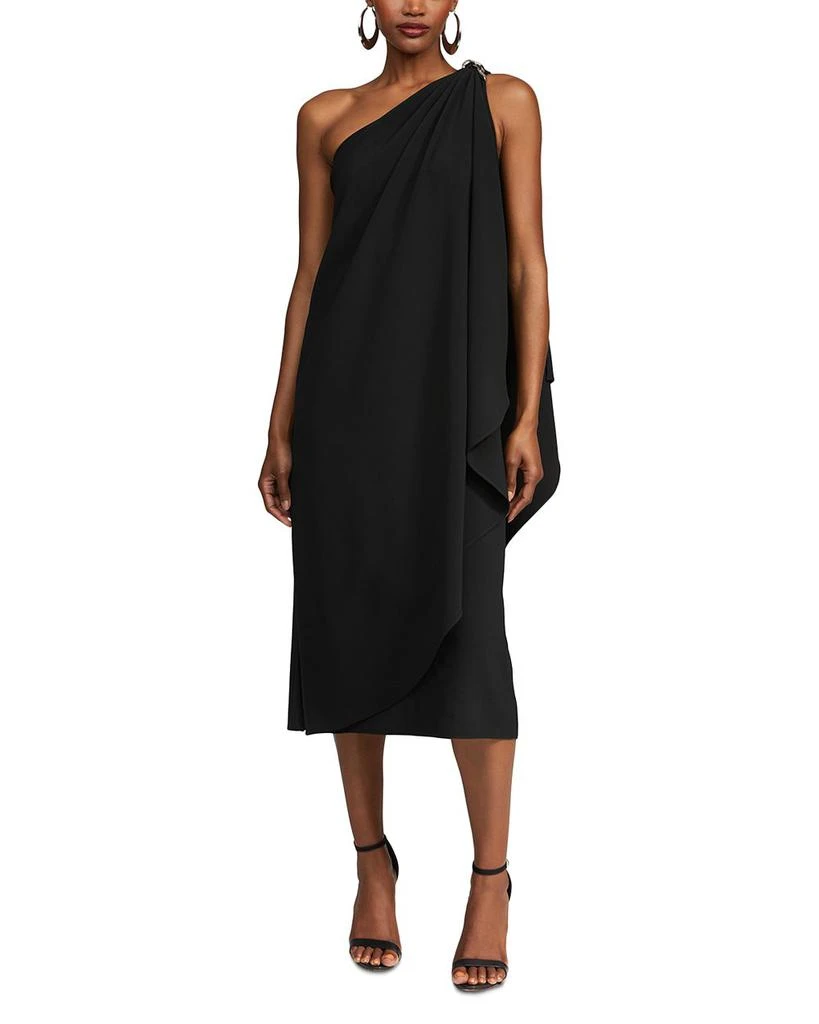 HALSTON Aries Crepe Dress 1