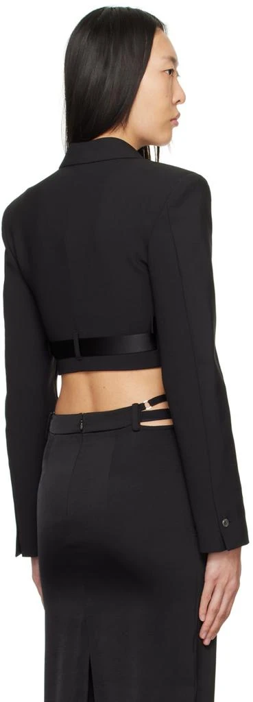 Dion Lee Black Interlock Tuxedo Blazer 3
