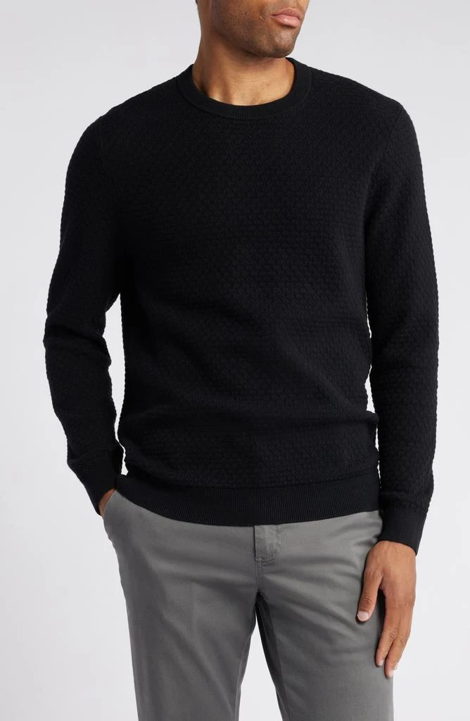 Nordstrom Tuck Stitch Pima Cotton Blend Sweater 1