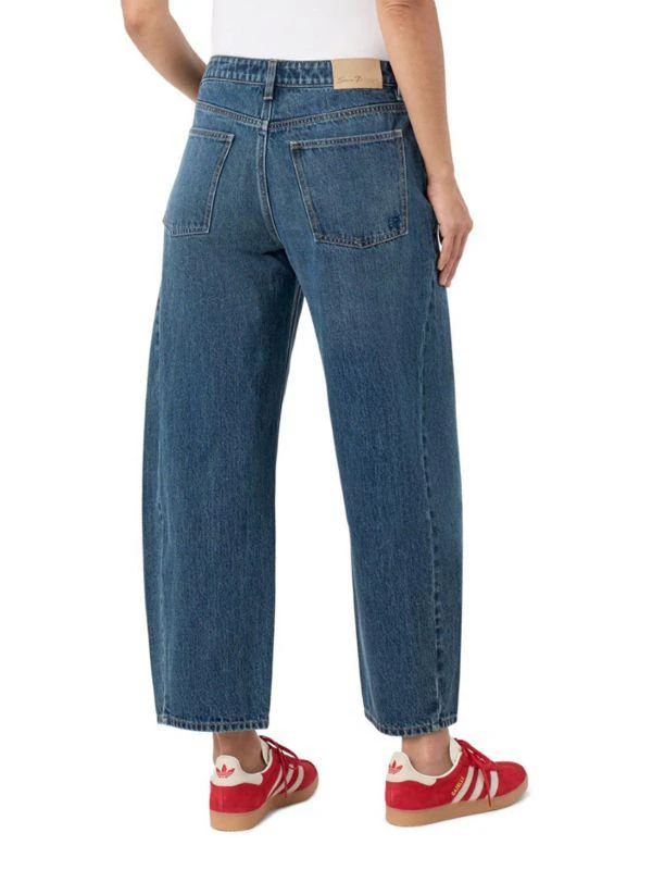 Seven7 ​Barrel-Leg High-Rise Jeans 2