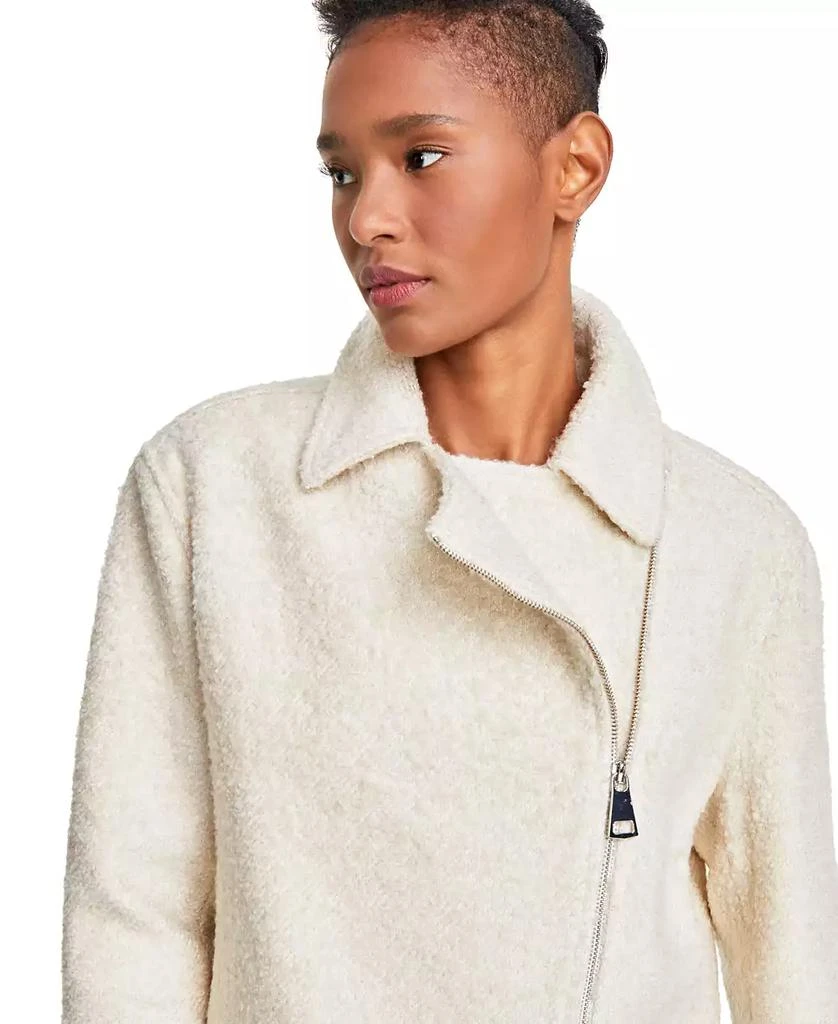 Hugo Boss Women's Jabi Tweed Cropped Moto Jacket 3