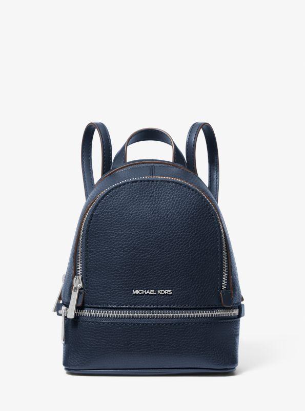 Michael Kors Rhea Extra-Small Pebbled Leather Backpack