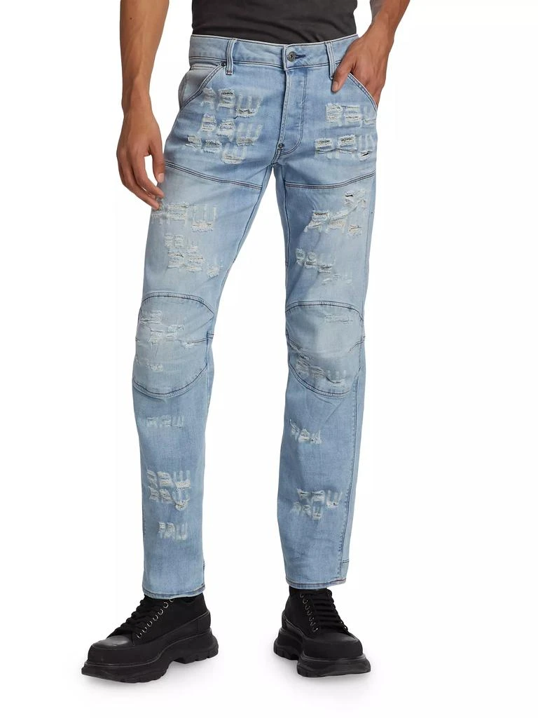 G-Star RAW 5620 Distressed Slim-Fit Jeans 3