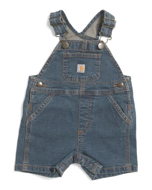 Carhartt Infant And Toddlers Rugged Flex Loose Fit Denim Shortall