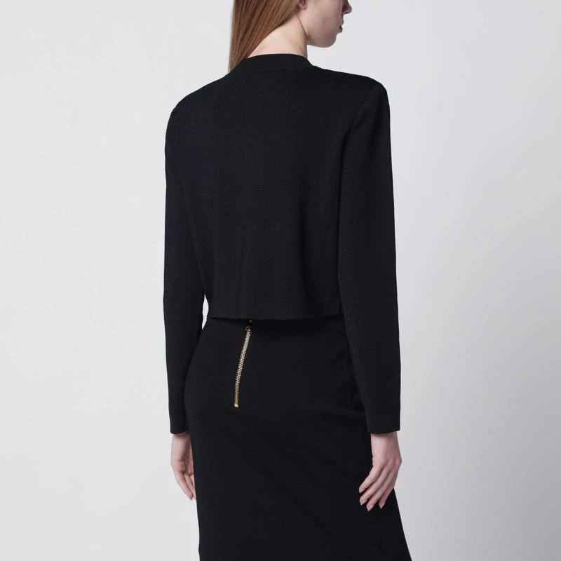 Balmain Black tweed cardigan 3