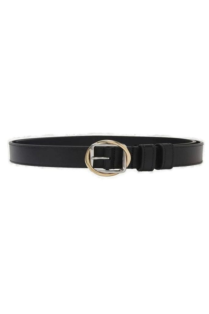 Shop Le Ceinture Moisson Belt in Black Leather on Sale at