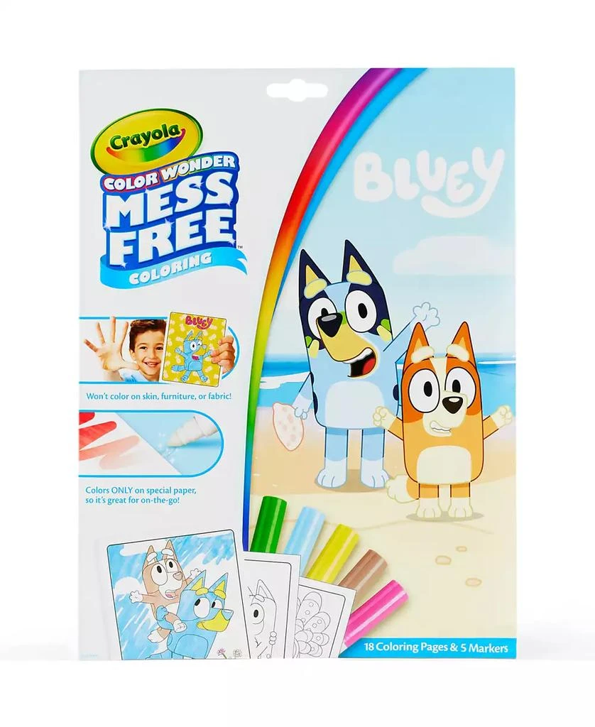 Crayola Color Wonder Bluey Coloring Pad and Markers, Pack of 2 3