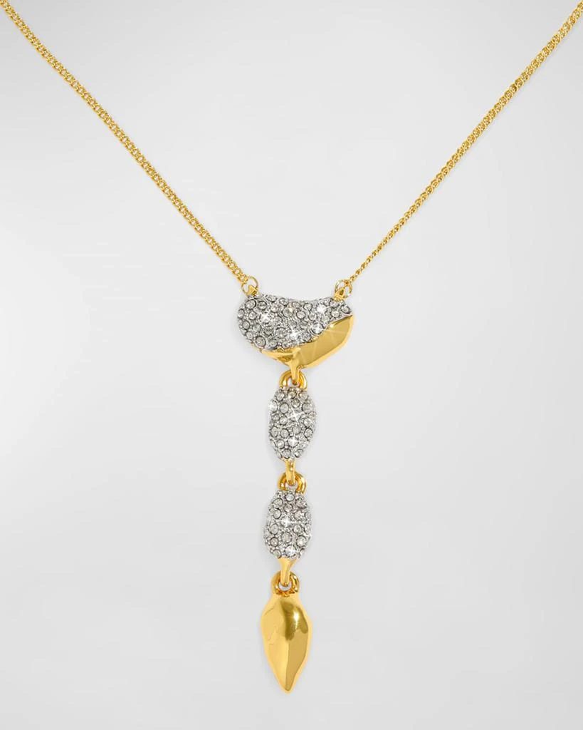 Alexis Bittar Solanales Crystal Pebble Drop Necklace 3