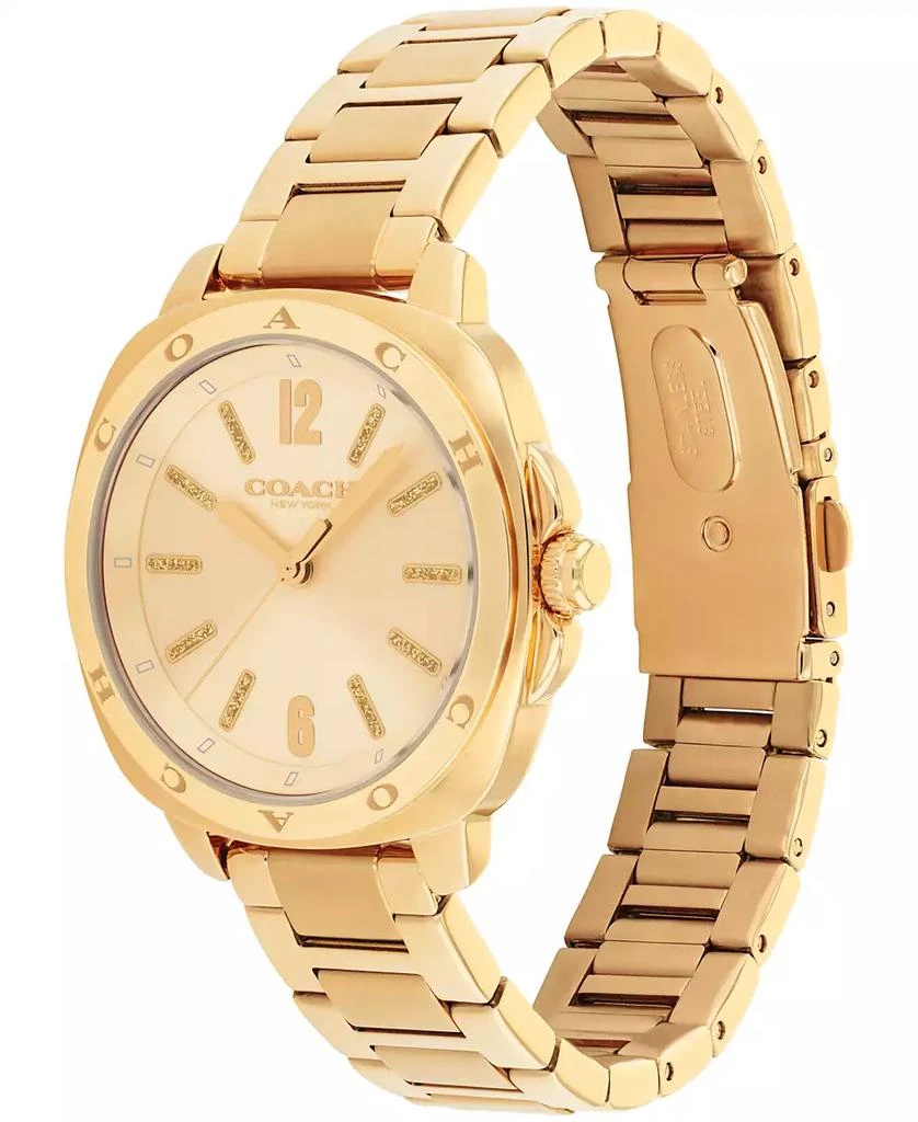 Coach Women's Kitt Gold-Tone Stainless Steel Bracelet Watch, 34mm 2