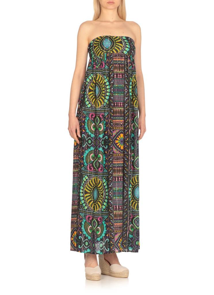 MISS BIKINI Black Viscose Dress