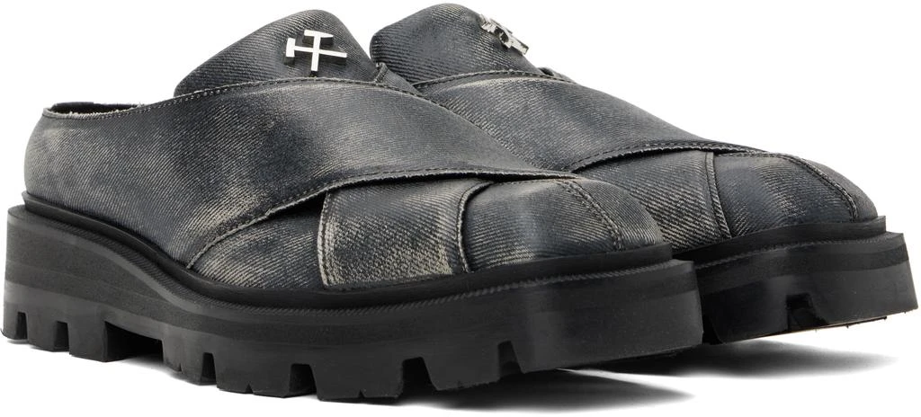 GmbH Black Bassim Crossover Slip-on Loafers 4