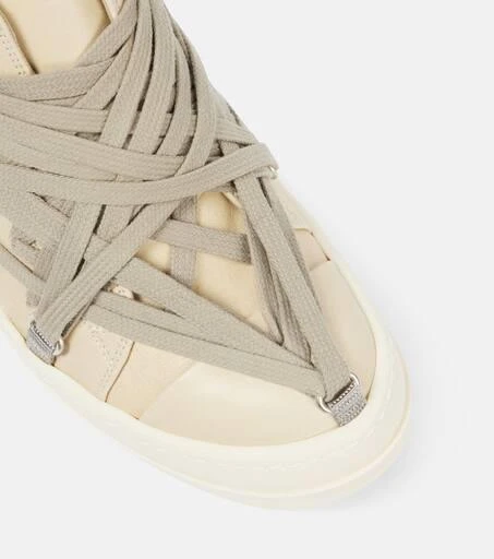 Rick Owens Hollywood Megalace suede sneakers 5