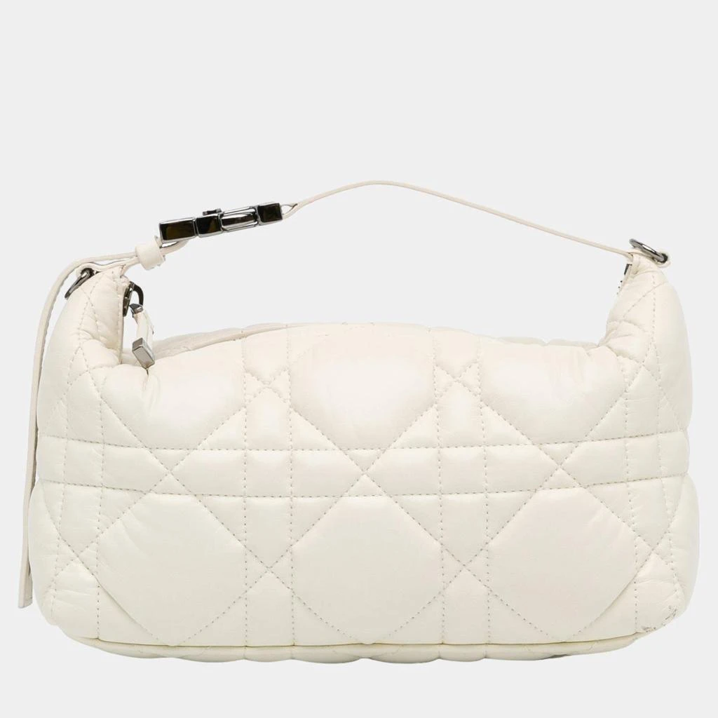 Dior Dior White Calfskin Macro-Cannage DiorTravel Nomad Pouch 1