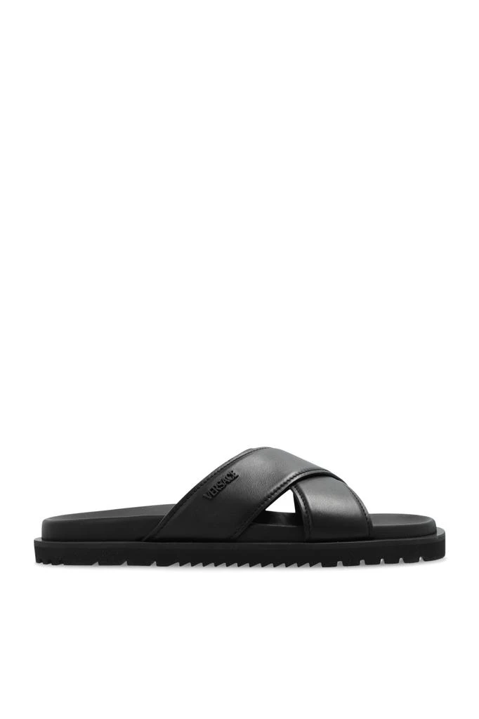 Versace Leather Slippers 1