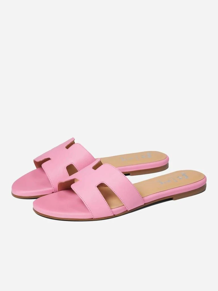 French Sole Women's Alibi Sandal In Pink Leather 1