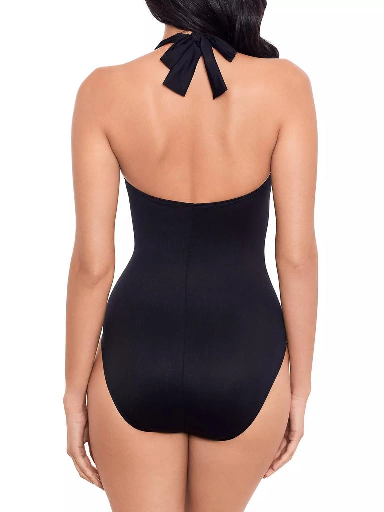 Miraclesuit Swim Rock Solid Utopia Halter One-Piece Swimsuit 5