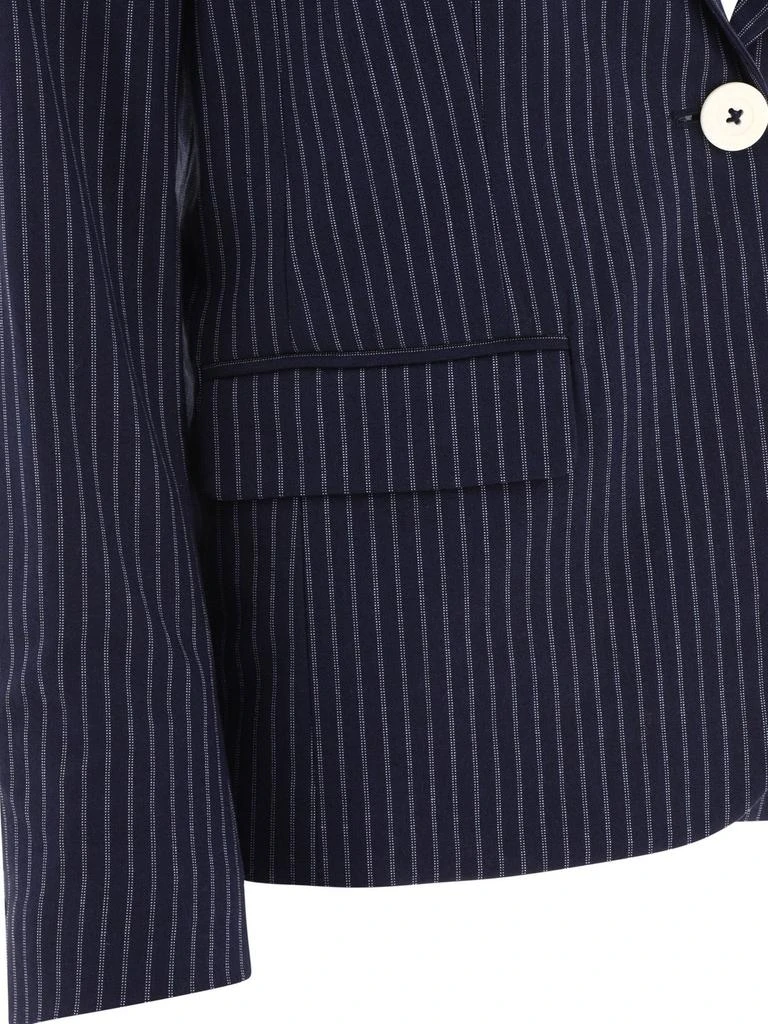 INES DE LA FRESSANGE Ines De La Fressange Pinstripe Blazer Jacket 4
