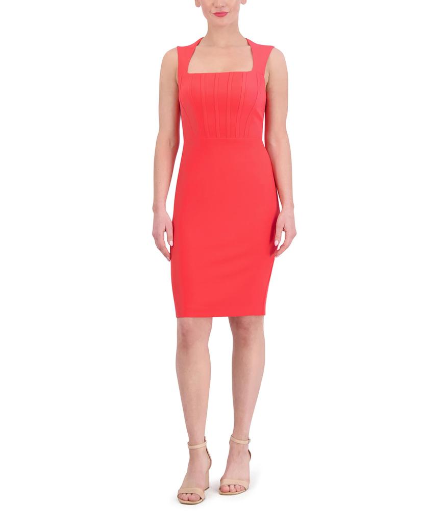 Vince Camuto Stretch Crepe Bodycon With Open Back