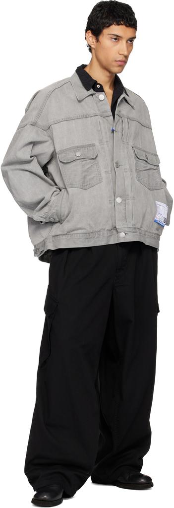 Liberaiders BLEACHED DENIM JACKET グレー XL Liberaiders BLEACHED DENIM JACKET (GRAY) 750092303 公式通販