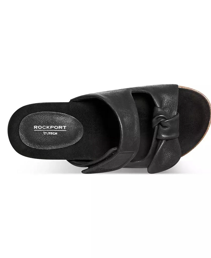 Rockport Women's Zova Open Toe Casual Flat Sandals 4