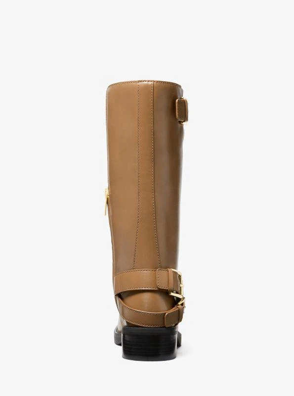 Michael Kors Crosby Leather Moto Boot 3