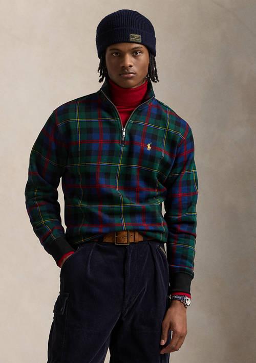 Ralph Lauren Ralph Lauren Plaid Sueded Fleece Pullover