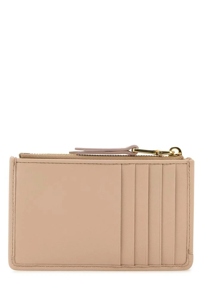 Miu Miu Powder pink nappa leather card holder 2
