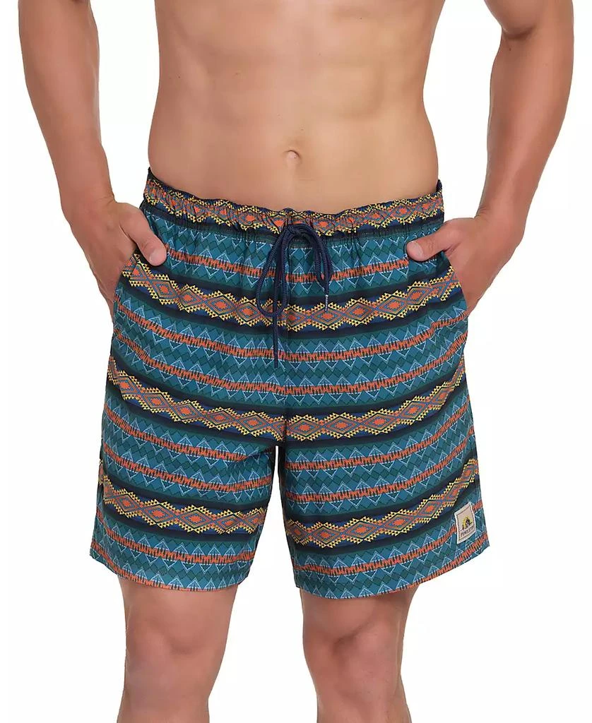 Pendleton Men's Printed 7" Packable Swim Trunk 1