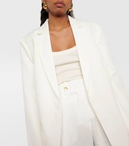 Jacquemus La Veste Tibau asymmetric blazer 4