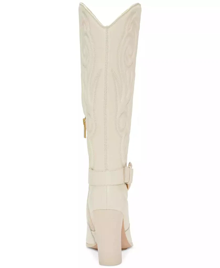 Vince Camuto Women's Biancaa Wide-Calf Buckled Cowboy Dress Boots 3