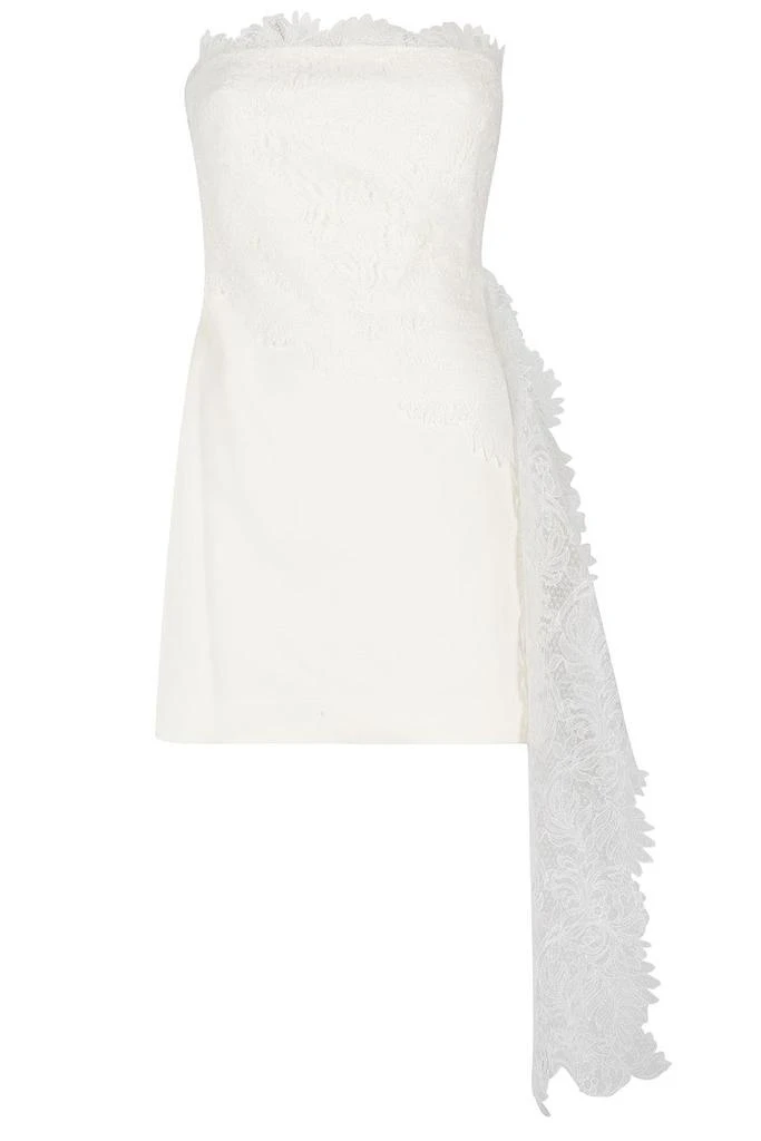 David Koma Asymmetric Lace Top Mini Dress 1